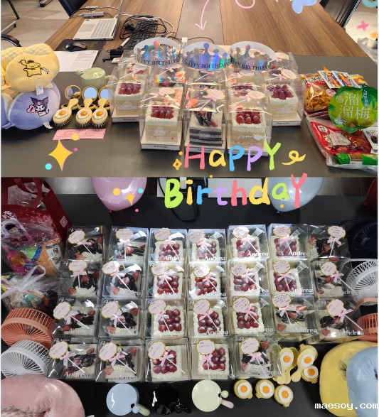 五彩缤纷 共悦生辰--鸿元(HONB)五月员工生日会